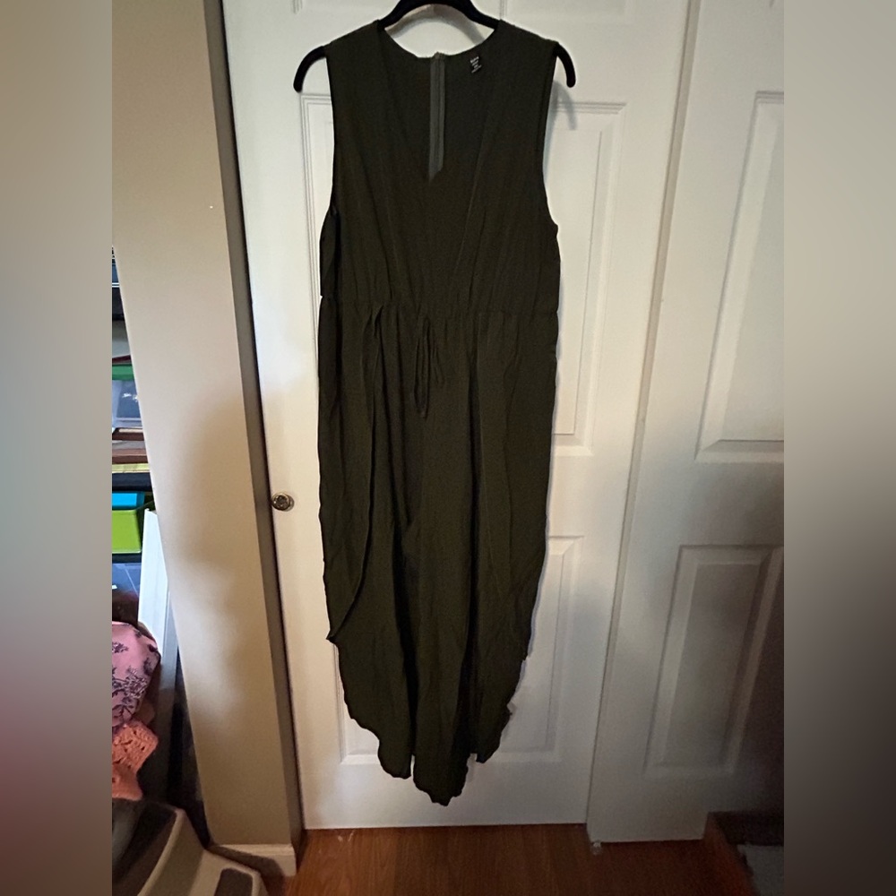 SHEIN Curve OliveGreen Jumpsuit